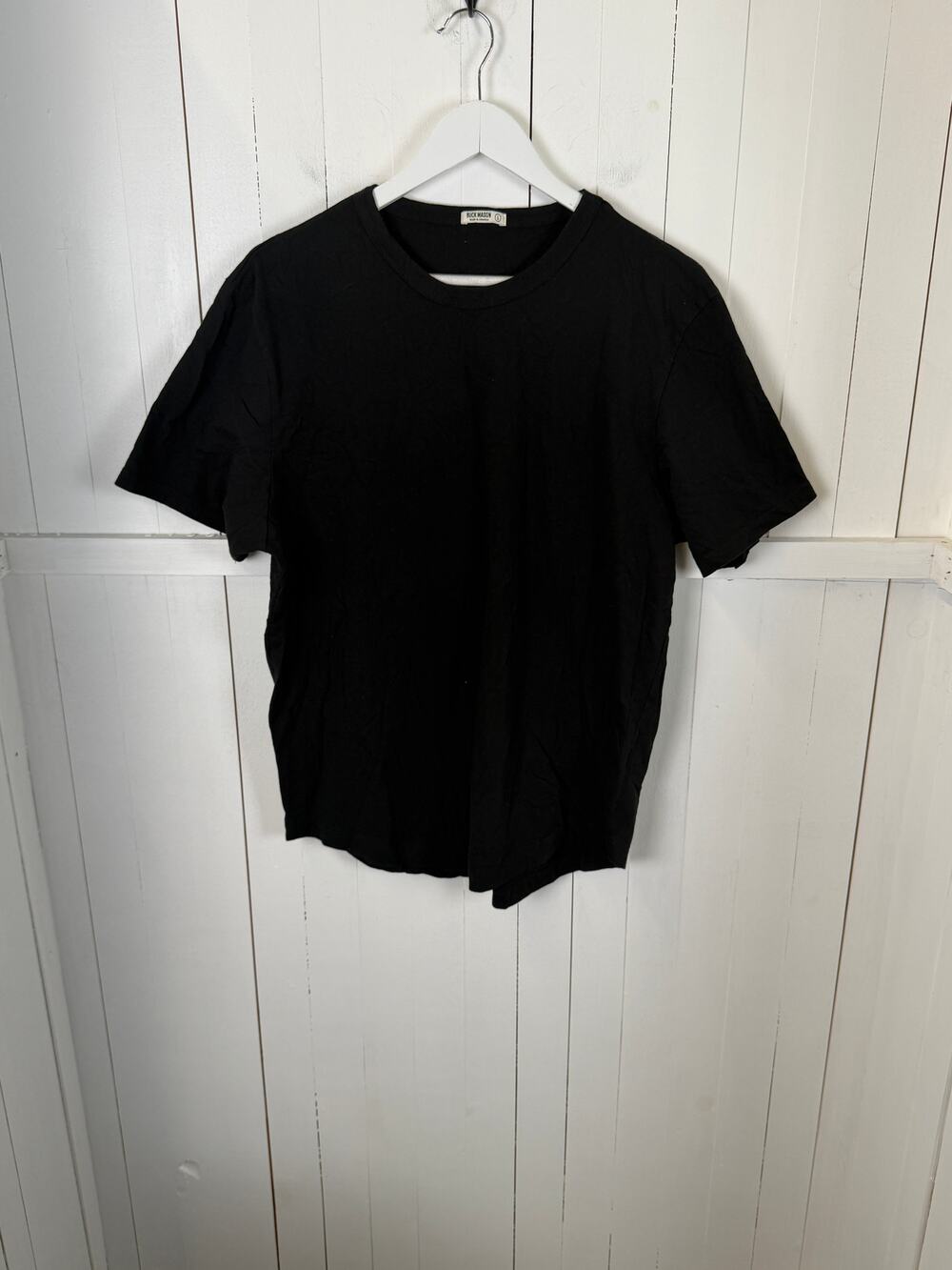 Buck Mason Black Cotton T-Shirt Men's Size L Excellent